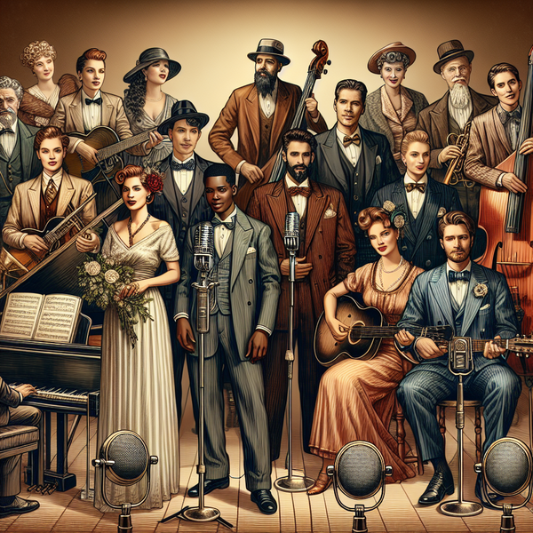 Die erfolgreichsten Sänger und Musiker der 1900er Jahre